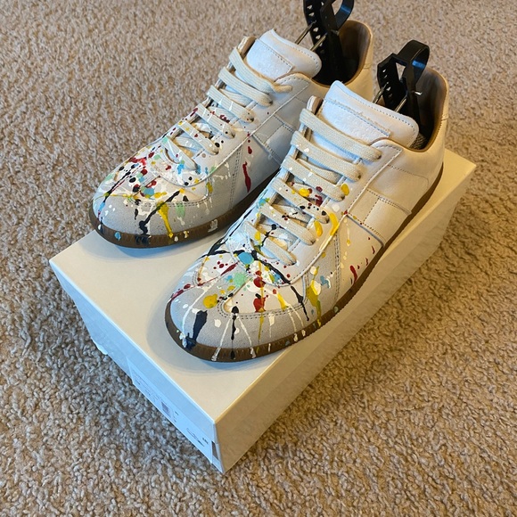 Maison Martin Margiela German army trainer paint size 40 Men - Picture 1 of 6